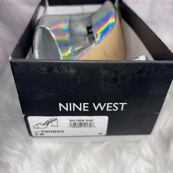 Heeled Slide Sandals by Nine West sz n5 - Picture 4 of 5